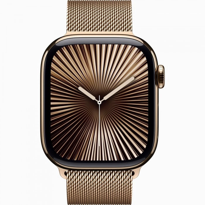 Купить Apple Watch Series 10 46mm Gold Titanium Case with Milanese Loop в магазине stiltv.ru по низкой цене, фото номер 2