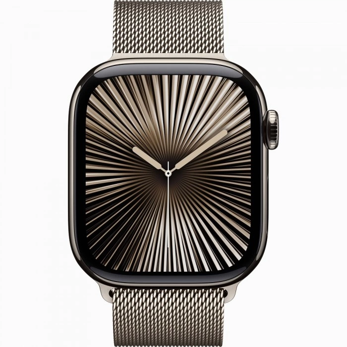 Купить Apple Watch Series 10 46mm Natural Titanium Case with Milanese Loop в магазине stiltv.ru по низкой цене, фото номер 1