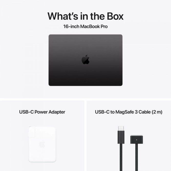 Купить Apple MacBook Pro 16" MX2X3 (M4 Pro 14-Core, GPU 20-Core, 24GB, 512GB) Space Black/Чёрный космос в магазине stiltv.ru по низкой цене, фото номер 2