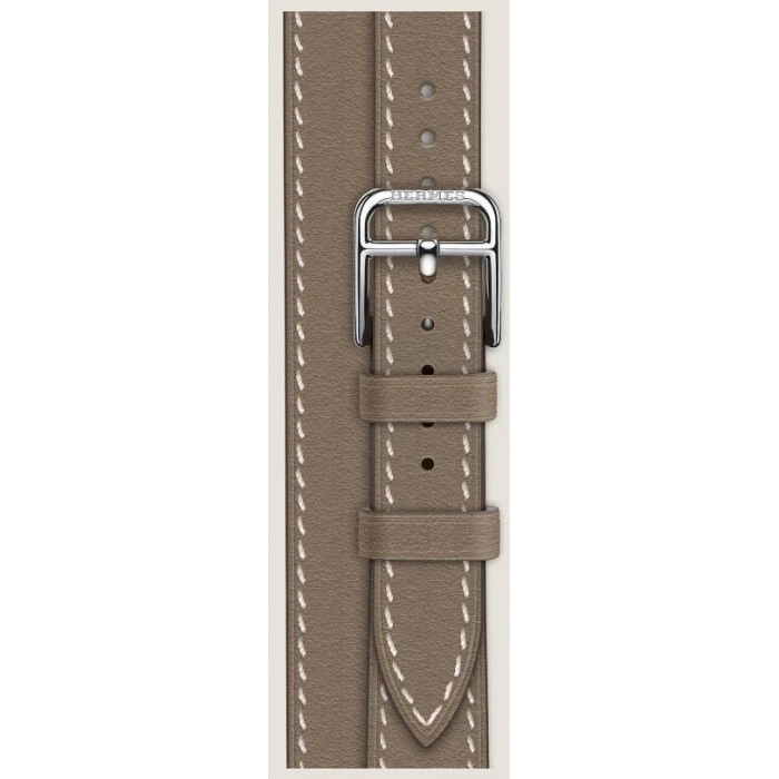 Купить Apple Watch Hermès Series 10 42mm Stainless Steel Case with Double Tour Attelage, Ètoupe в магазине stiltv.ru по низкой цене, фото номер 2