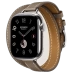 Купить Apple Watch Hermès Series 10 42mm Stainless Steel Case with Double Tour Attelage, Ètoupe в магазине stiltv.ru по низкой цене