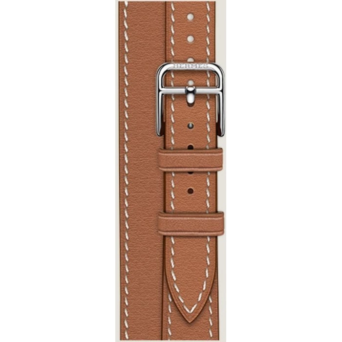 Купить Apple Watch Hermès Series 10 42mm Stainless Steel Case with Double Tour Attelage, Gold в магазине stiltv.ru по низкой цене, фото номер 1
