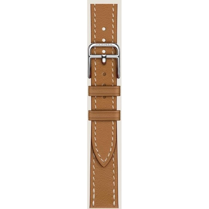 Купить Apple Watch Hermès Series 10 42mm Stainless Steel Case with Attelage Single Tour, Gold в магазине stiltv.ru по низкой цене, фото номер 3