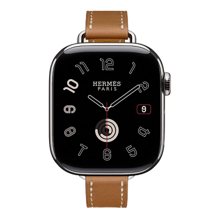 Купить Apple Watch Hermès Series 10 42mm Stainless Steel Case with Attelage Single Tour, Gold в магазине stiltv.ru по низкой цене, фото номер 1
