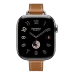 Купить Apple Watch Hermès Series 10 42mm Stainless Steel Case with Attelage Single Tour, Gold в магазине stiltv.ru по низкой цене, фото номер 1