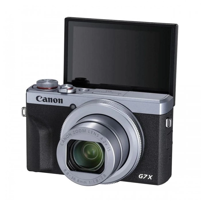 Купить Фотоаппарат Canon PowerShot G7X Mark 3 серебристый  в магазине stiltv.ru по низкой цене, фото номер 3
