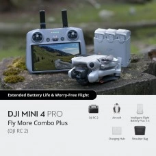 Квадрокоптер DJI Mini 4 Pro Fly More Combo Plus (DJI RC 2)