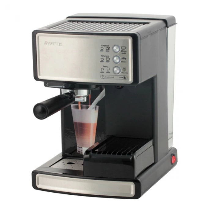 Купить Кофеварка рожкового типа Vitek VT-1514 BK в магазине stiltv.ru по низкой цене, фото номер 9