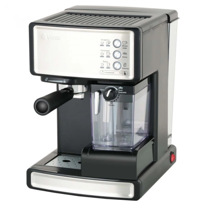 Купить Кофеварка рожкового типа Vitek VT-1514 BK в магазине stiltv.ru по низкой цене, фото номер 1