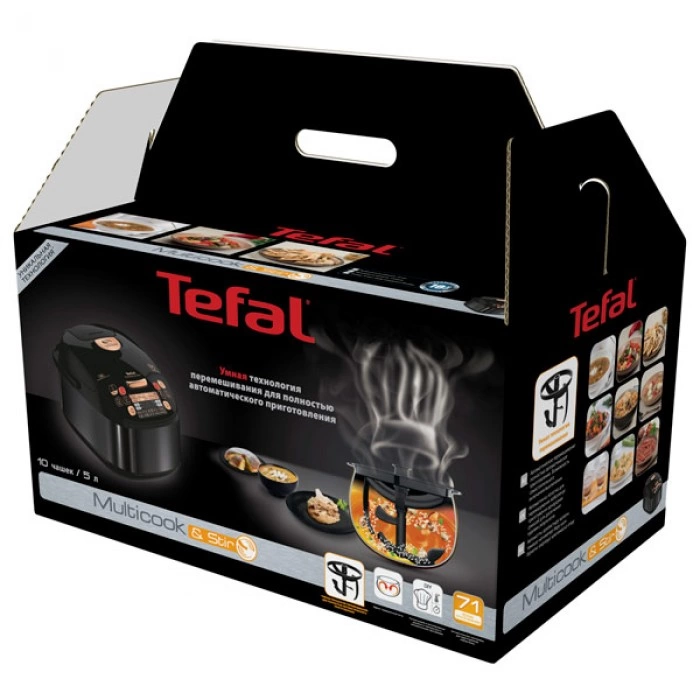Купить Мультиварка Tefal MultiCook&Stir RK901832 черный в магазине stiltv.ru по низкой цене, фото номер 4