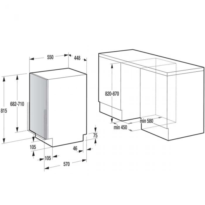Купить Встраиваемая посудомоечная машина Gorenje GV53111 в магазине stiltv.ru по низкой цене, фото номер 4