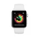 Apple Watch Series 3 38mm Silver Aluminum Case with White Sport Band MTEY2 (Спортивный ремешок белого цвета)
