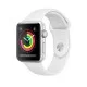 Apple Watch Series 3 38mm Silver Aluminum Case with White Sport Band MTEY2 (Спортивный ремешок белого цвета)